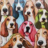 KARE Design Tableau Sur Toile Doggy Eye S 100X100Cm Best