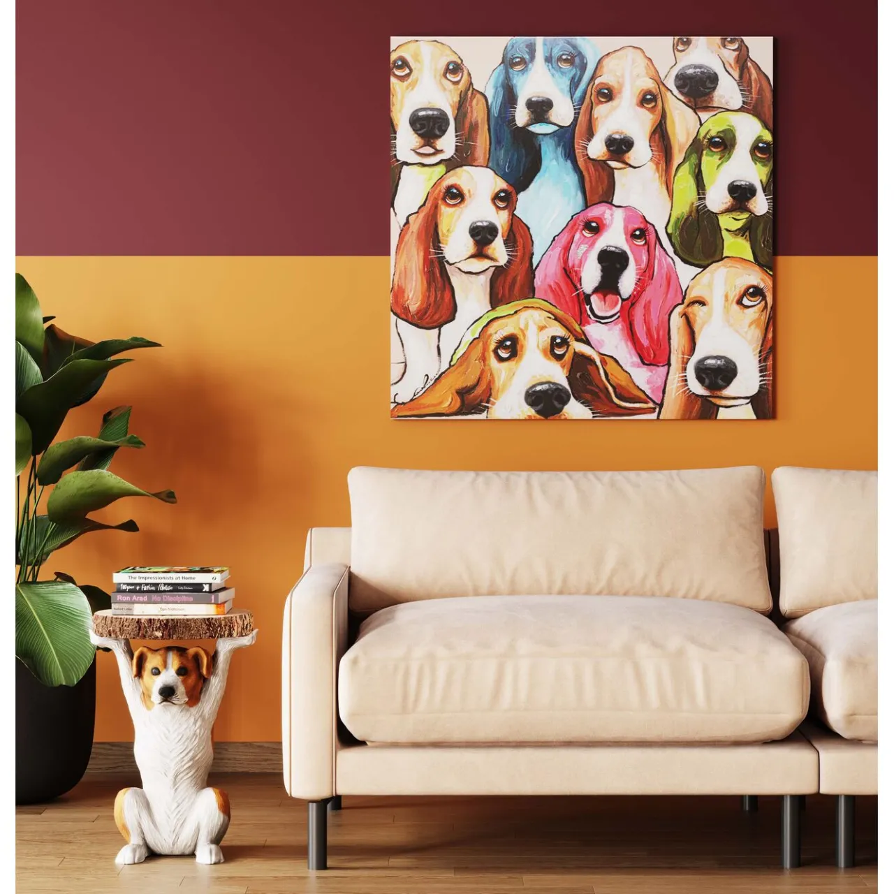 KARE Design Tableau Sur Toile Doggy Eye S 100X100Cm Best