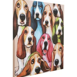 KARE Design Tableau Sur Toile Doggy Eye S 100X100Cm Best