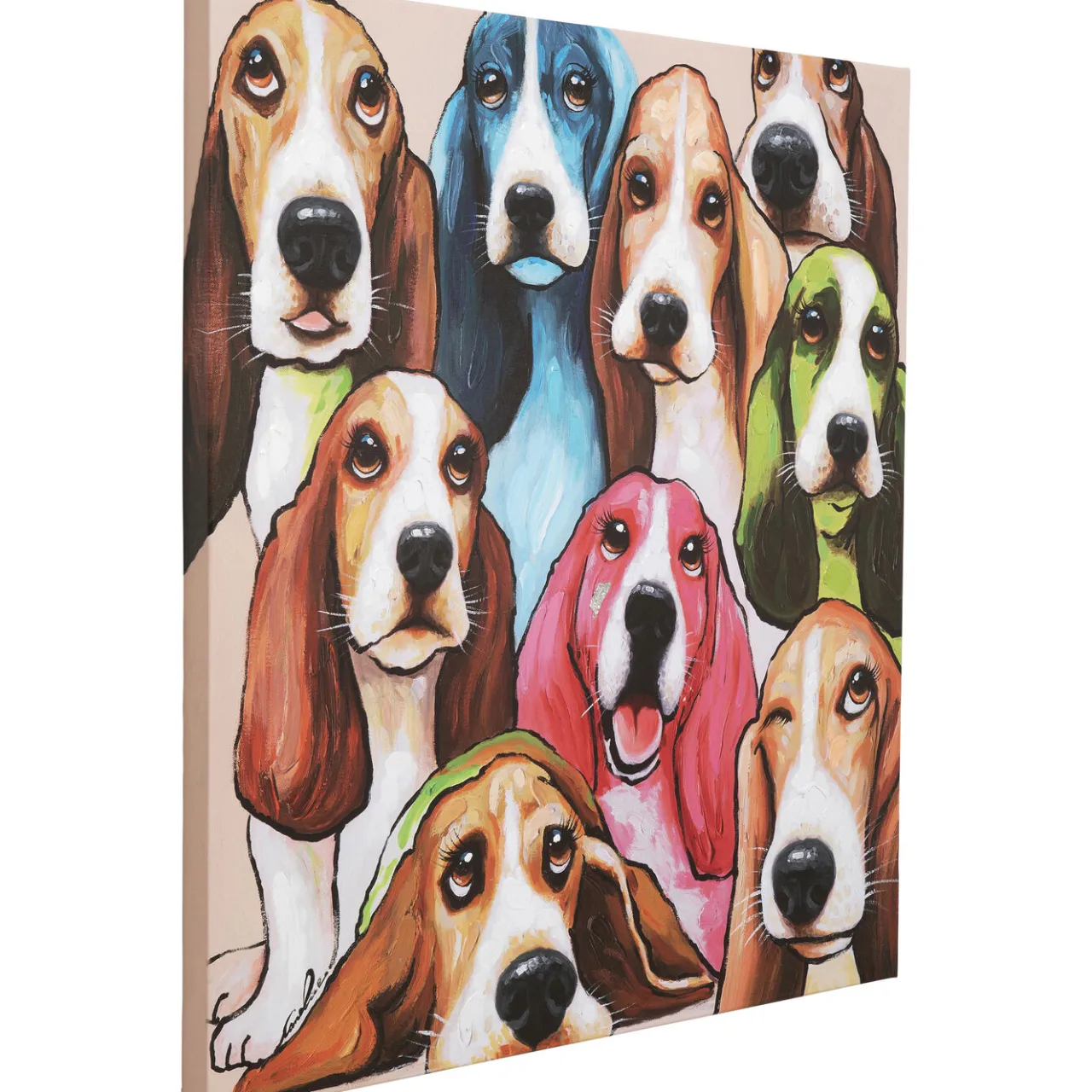 KARE Design Tableau Sur Toile Doggy Eye S 100X100Cm Best