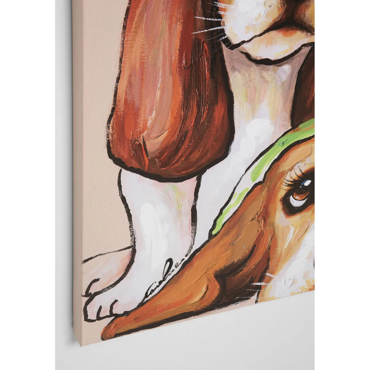 KARE Design Tableau Sur Toile Doggy Eye S 100X100Cm Best