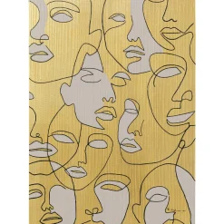 KARE Design Tableau Sur Toile Faces 70X100Cm Sale