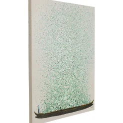 KARE Design Tableau Sur Toile Flower Boat Beige Vert 80X100Cm Sale