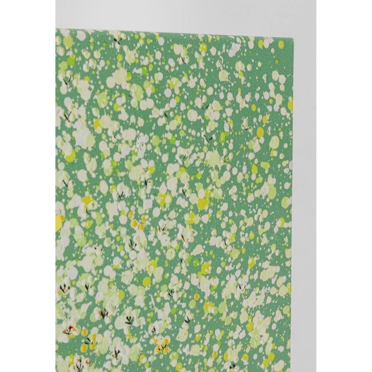 KARE Design Tableau Sur Toile Flower Boat Vert Jaune 80X100Cm Online