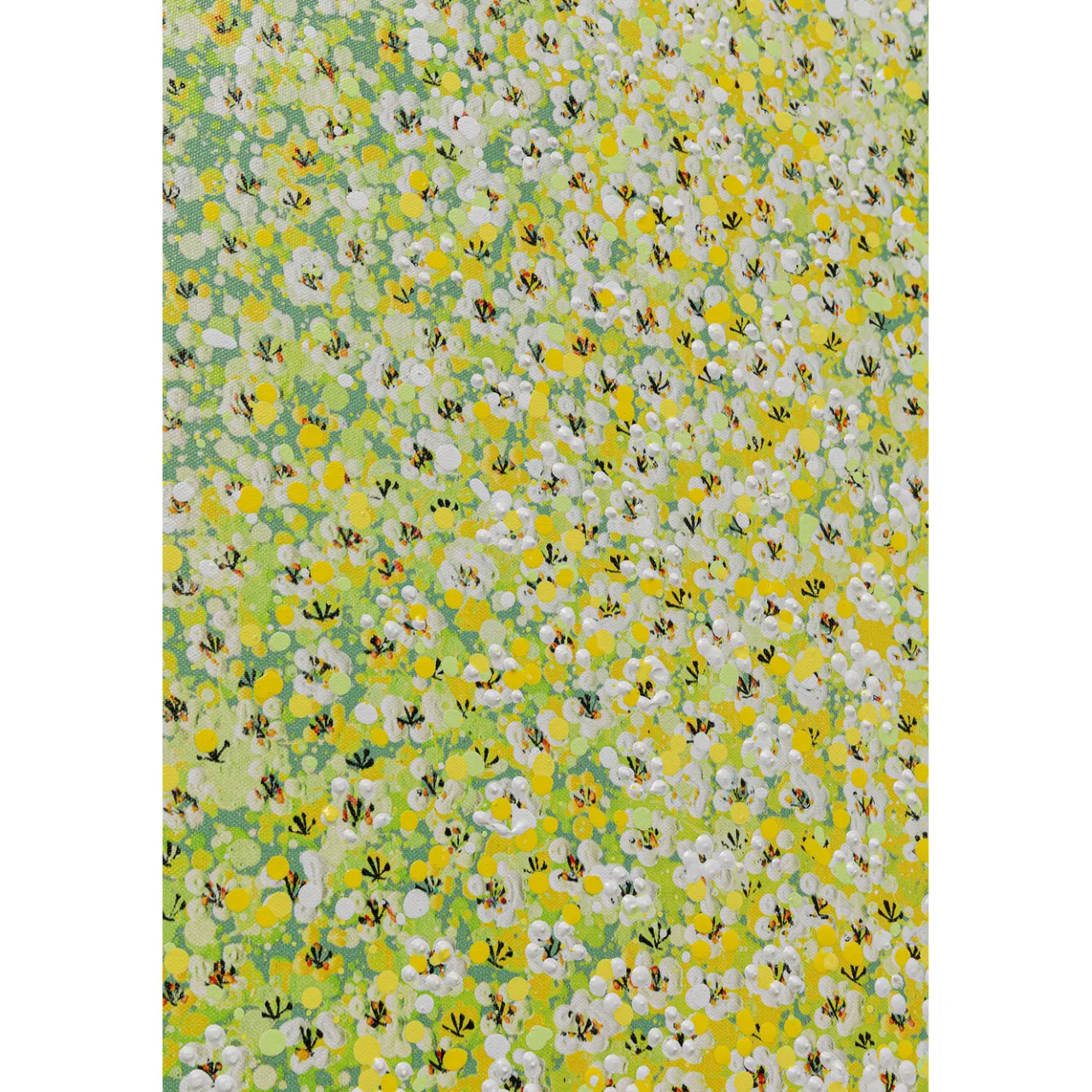 KARE Design Tableau Sur Toile Flower Boat Vert Jaune 80X100Cm Online