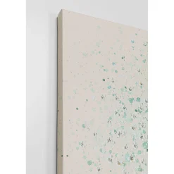 KARE Design Tableau Sur Toile Flower Boat Beige Vert 120X160Cm New