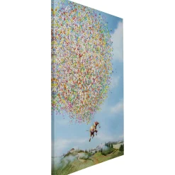 KARE Design Tableau Sur Toile Flying Elephant In Day 80X100Cm Outlet