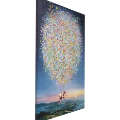 KARE Design Tableau Sur Toile Flying Elephant At Night 120X160 Sale