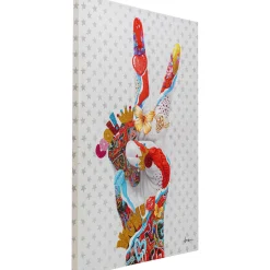 KARE Design Tableau Sur Toile Peace Sign 90X120Cm New