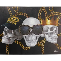 KARE Design Tableau Sur Toile Skull Gang 120X90Cm Clearance