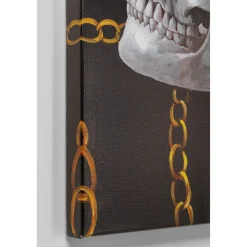 KARE Design Tableau Sur Toile Skull Gang 120X90Cm Clearance