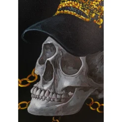 KARE Design Tableau Sur Toile Skull Gang 120X90Cm Clearance