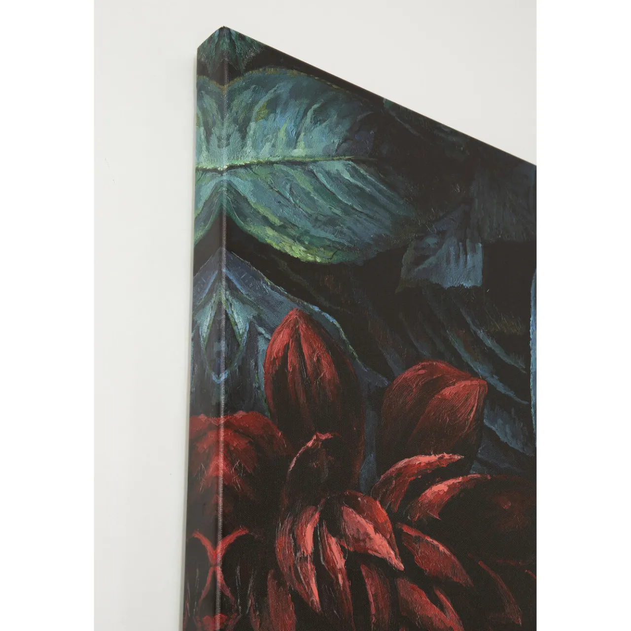 KARE Design Tableau Sur Toile Tiger In Flower 90X140Cm New