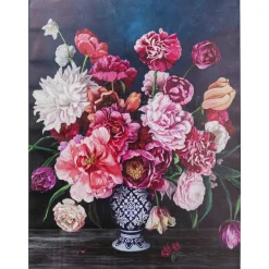 KARE Design Tableau Sur Toile Wild Flowers 90X120Cm New