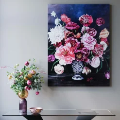 KARE Design Tableau Sur Toile Wild Flowers 90X120Cm New