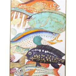 KARE Design Tableau Touched Fish Meeting Two 75X100Cm