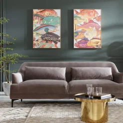KARE Design Tableau Touched Fish Meeting Two 75X100Cm