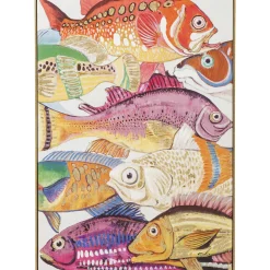 KARE Design Tableau Touched Fish Meeting One 75X100Cm Hot