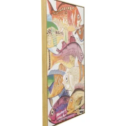KARE Design Tableau Touched Fish Meeting One 75X100Cm Hot