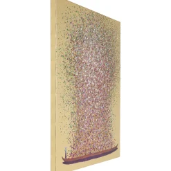KARE Design Tableau Touched Flower Boat Dore-Fuchsia Pink 120X Hot