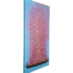 KARE Design Tableau Touched Flower Boat Bleu-Fuchsia 120X160Cm Online