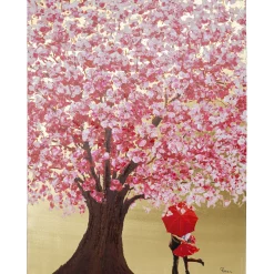 KARE Design Tableau Touched Flower Couple Dore-Fuchsia 120X160 Hot