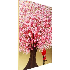 KARE Design Tableau Touched Flower Couple Dore-Fuchsia 120X160 Hot