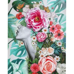 KARE Design Tableau Touched Flower Lady 90X120Cm Best