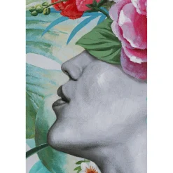 KARE Design Tableau Touched Flower Lady 90X120Cm Best
