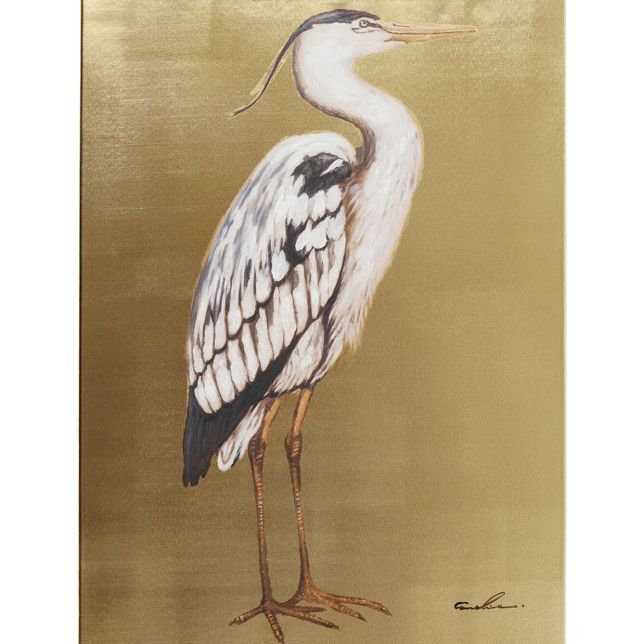 KARE Design Tableau Touched Heron Right 50X70Cm Outlet