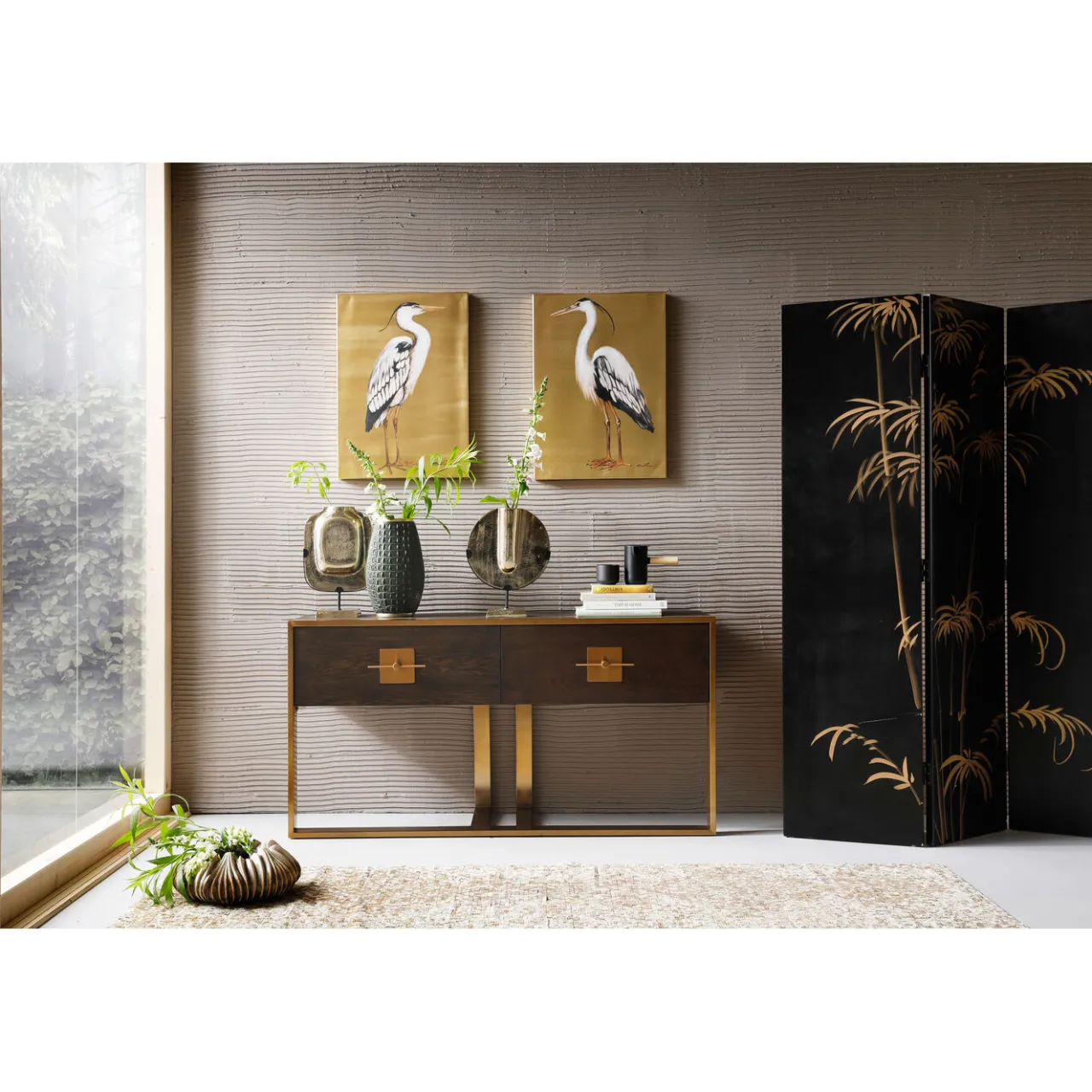 KARE Design Tableau Touched Heron Right 50X70Cm Outlet
