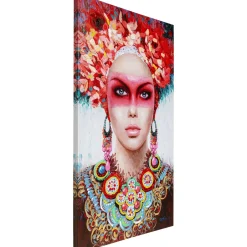 KARE Design Tableau Touched Red Eye Lady 90X140 Hot
