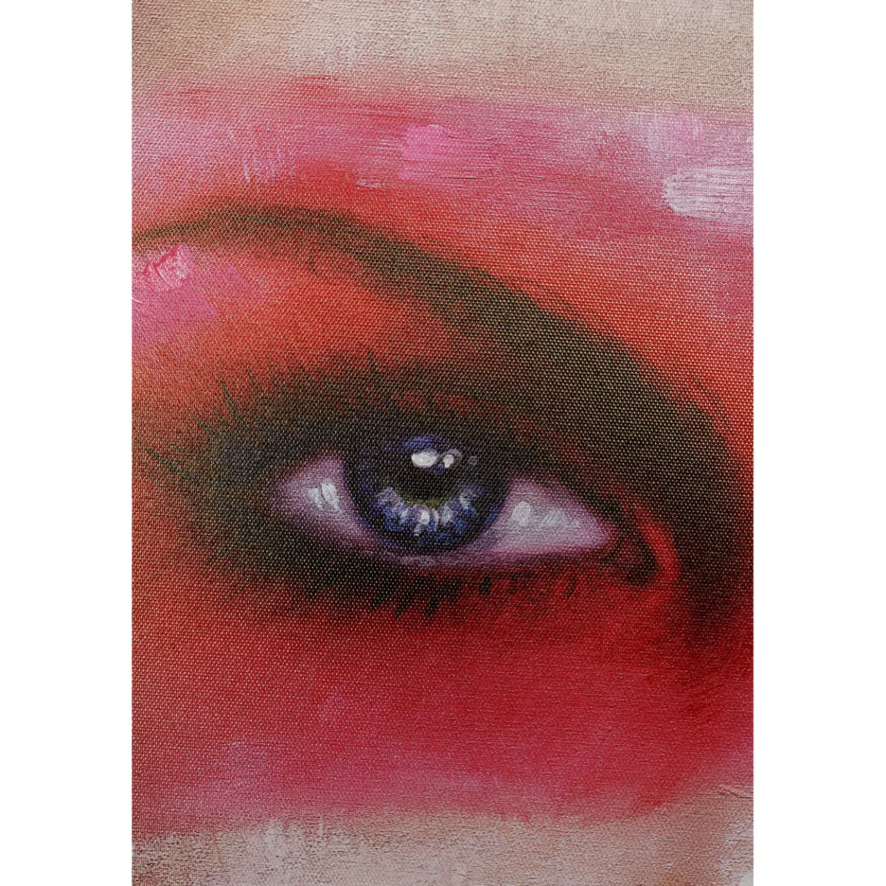 KARE Design Tableau Touched Red Eye Lady 90X140 Hot