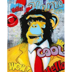 KARE Design Tableau Touched Show Monkey 90X120Cm Sale