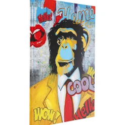 KARE Design Tableau Touched Show Monkey 90X120Cm Sale