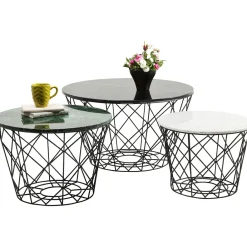 KARE Design Tables Basses East Coast Rond (Jeu De 3) Best