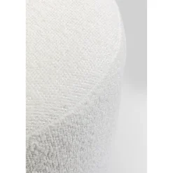 KARE Design Tabouret Cherry Boucle Creme Smoke O35Cm Sale