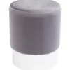 KARE Design Tabouret Cherry Gris Clair Silver O35Cm Discount