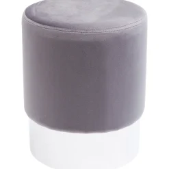 KARE Design Tabouret Cherry Gris Clair Silver O35Cm Discount