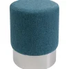 KARE Design Tabouret Cherry Lina Bleu Argente O35Cm Outlet