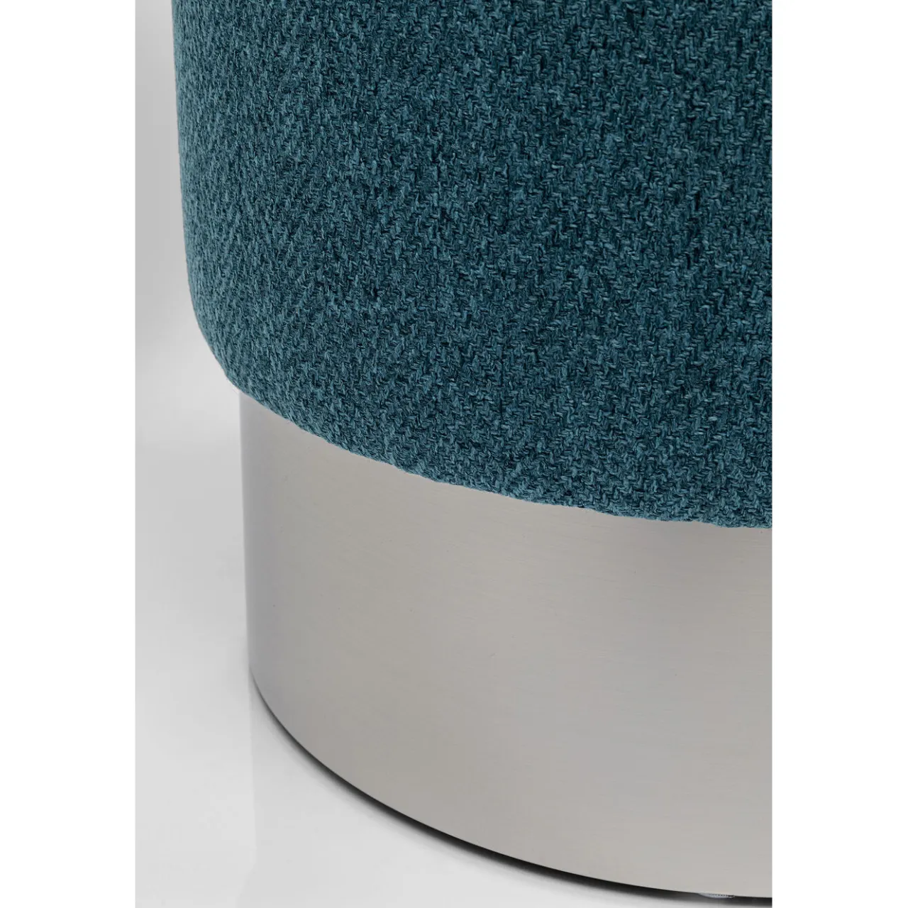 KARE Design Tabouret Cherry Lina Bleu Argente O35Cm Outlet