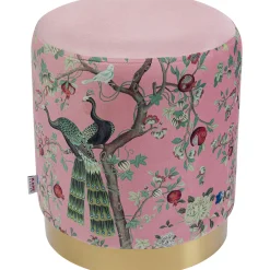 KARE Design Tabouret Cherry Peacock Laiton O32Cm Hot