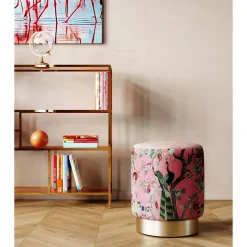 KARE Design Tabouret Cherry Peacock Laiton O32Cm Hot