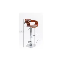 KARE Design Tabouret De Bar Monaco Choco Clearance