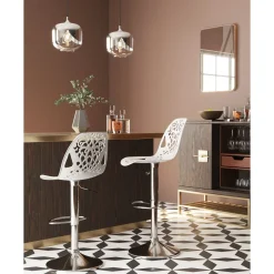 KARE Design Tabouret De Bar Ornament Blanc Hot
