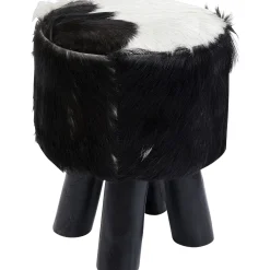 KARE Design Tabouret Flint Stone Noir O35Cm Hot