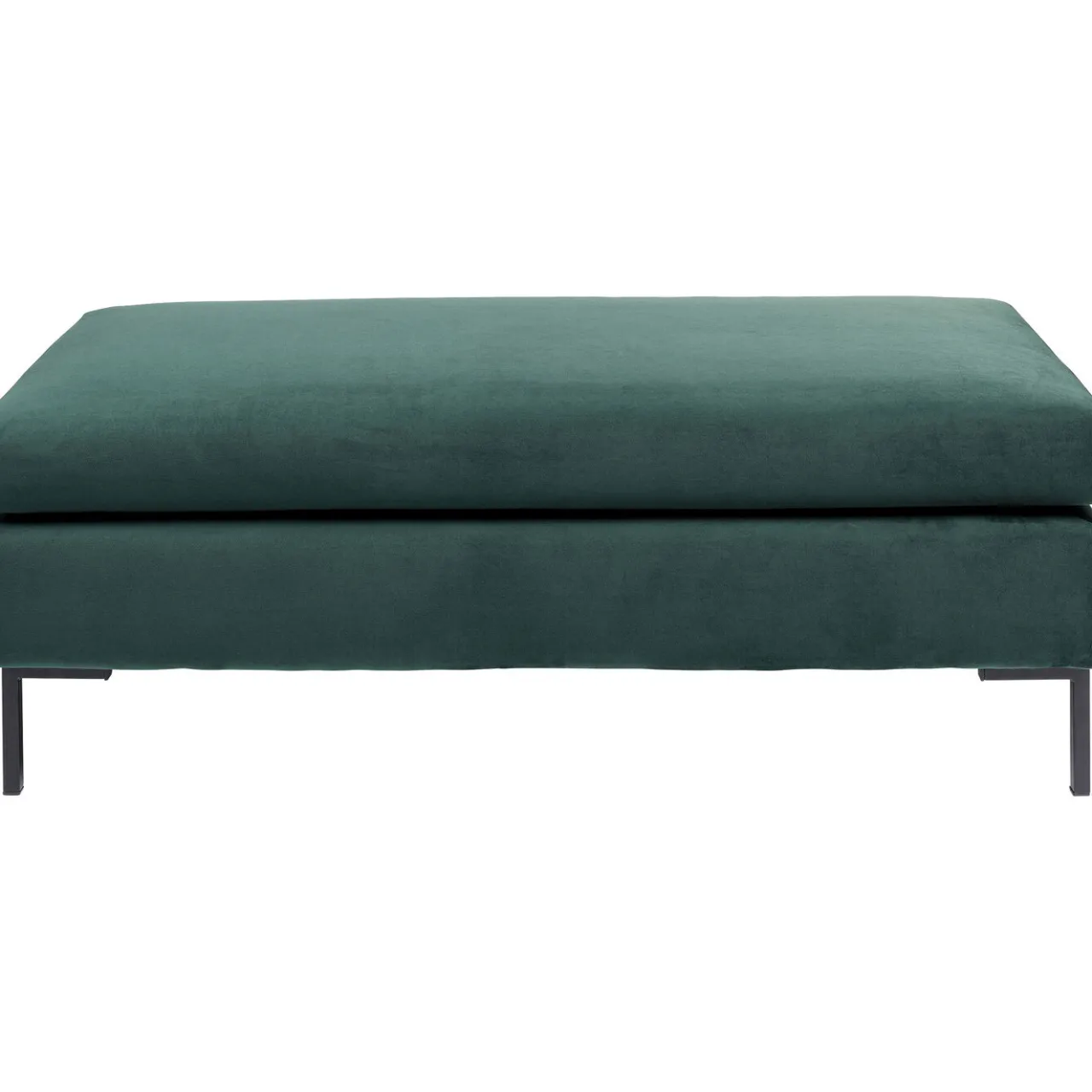KARE Design Tabouret Gianni Velours Vert Fonce New