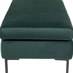 KARE Design Tabouret Gianni Velours Vert Fonce New