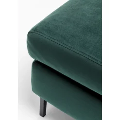 KARE Design Tabouret Gianni Velours Vert Fonce New