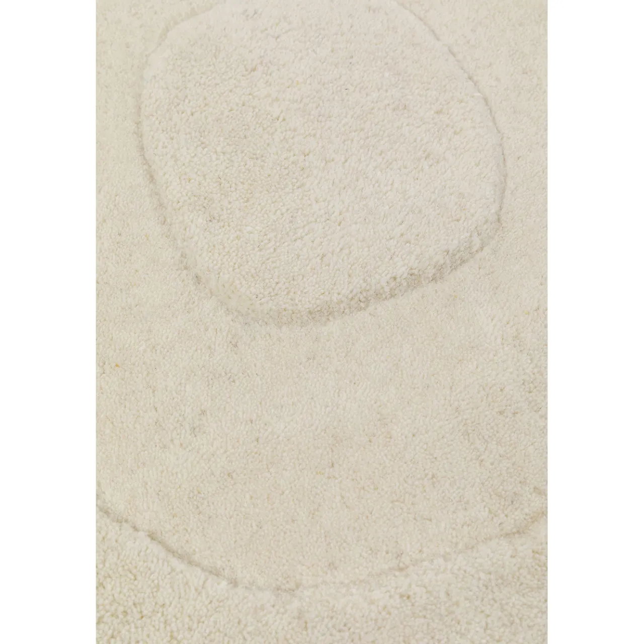 KARE Design Tapis Conor Blanc Casse 170X240Cm